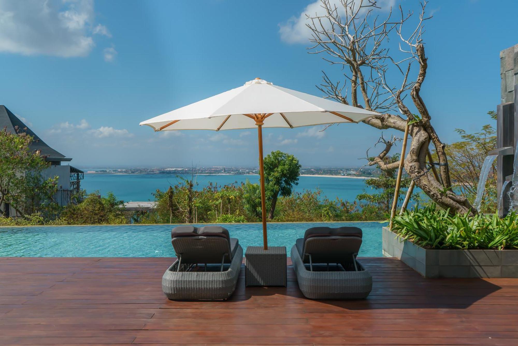 Beyond The Sea - Luxe Sea View Villa In Jimbaran Экстерьер фото